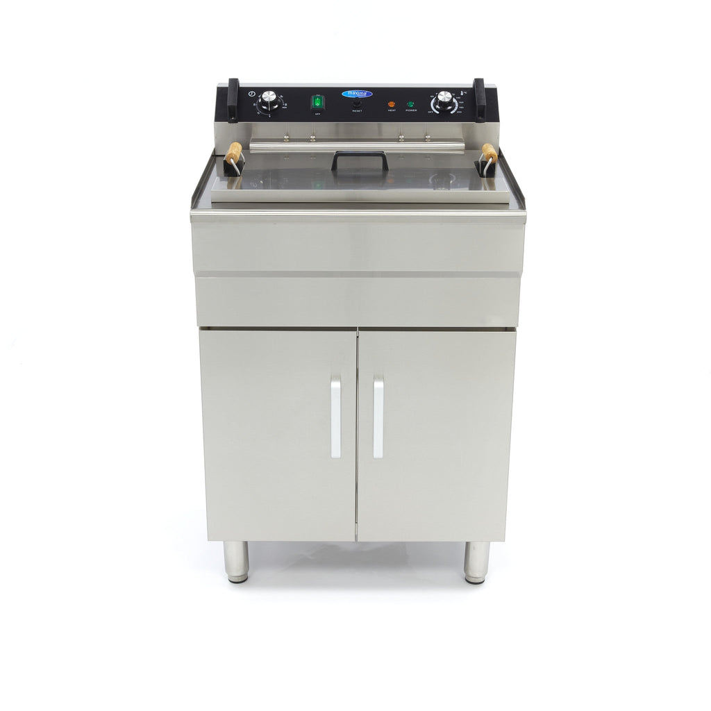Deep Fryer - 35L - 1 Basket - with Drain Tap - 400V