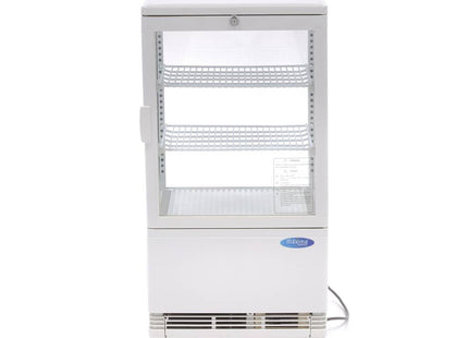 Displaykøleskab - 58 liter - 43 cm - Hvid