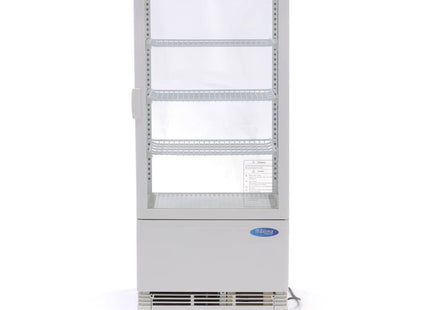 Displaykøleskab - 78 liter - 43 cm - Hvid