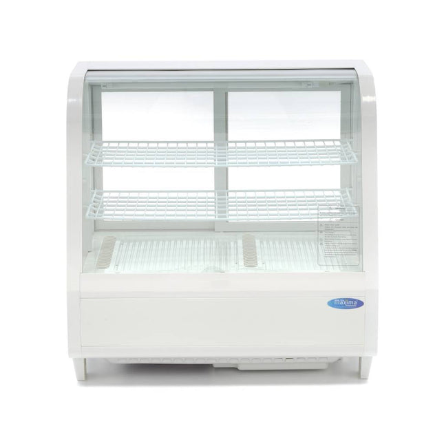 Displaykøleskab - 100 liter - 68 cm - Hvid