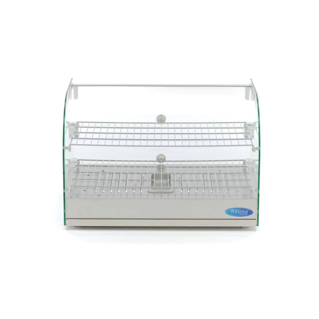 Opvarmet Madudstilling - 45L - 55cm - 2 Hylder