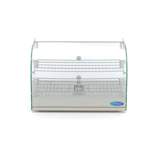 Opvarmet maddisplay - 45L - 55cm - 2 hylder