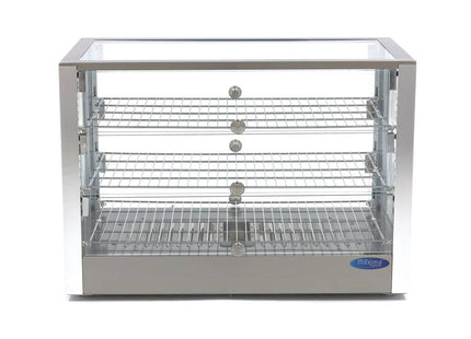 Opvarmet maddisplay - 115L - 70cm - 3 hylder