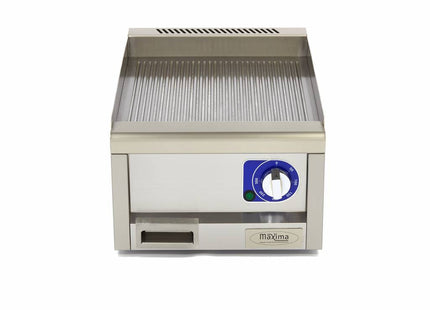 Stegeplade af kommerciel kvalitet - rillet - Enkelt enhed - 60 cm dyb - Elektrisk