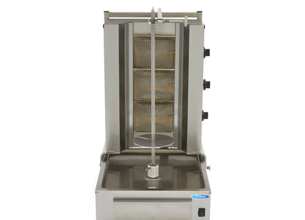 Kebab Grill - 3 brændere - 40 kg kød - gas