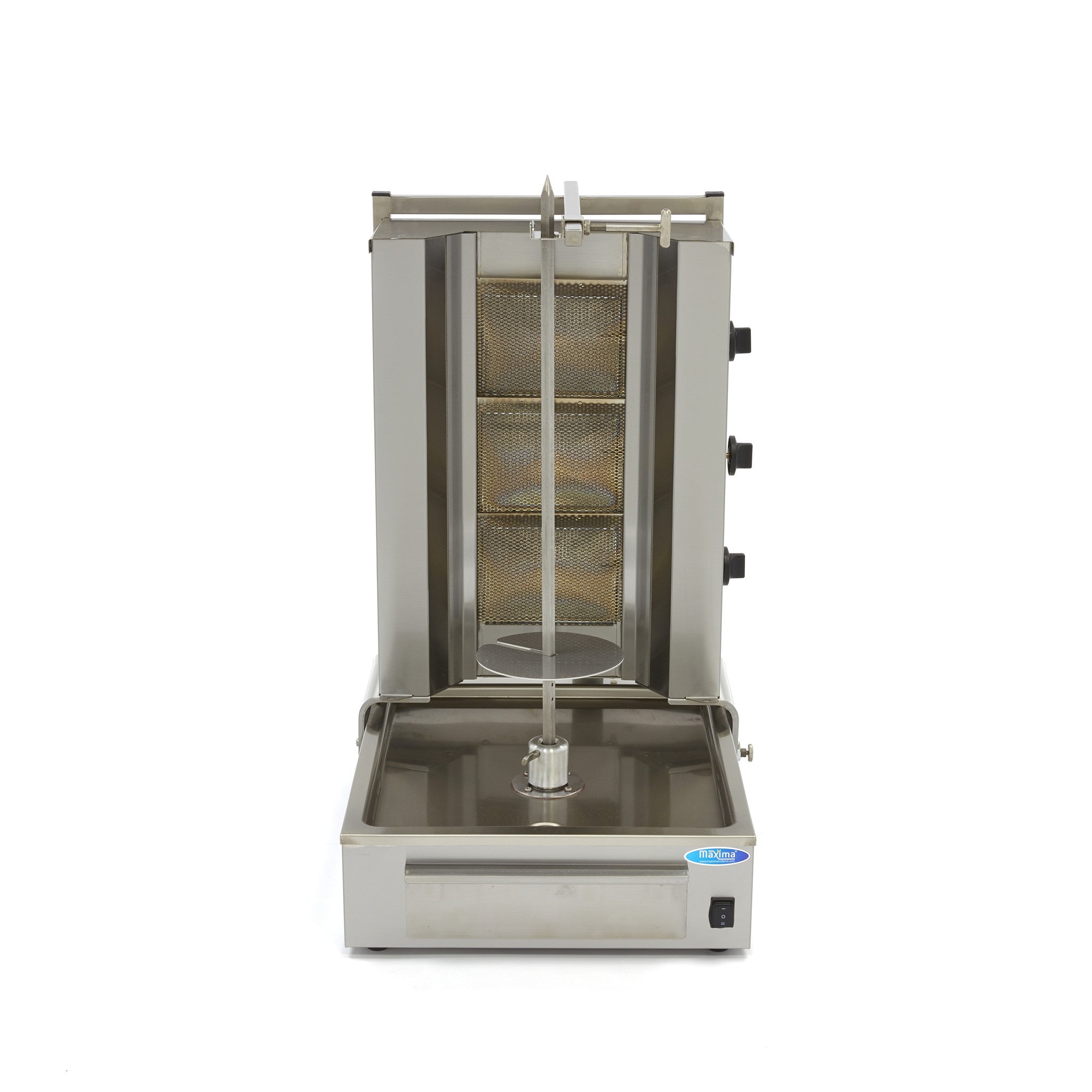 Kebab Grill - 3 Burners - 40kg Meat - Gas