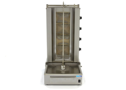Kebab Grill - 4 brændere - 70 kg kød - gas