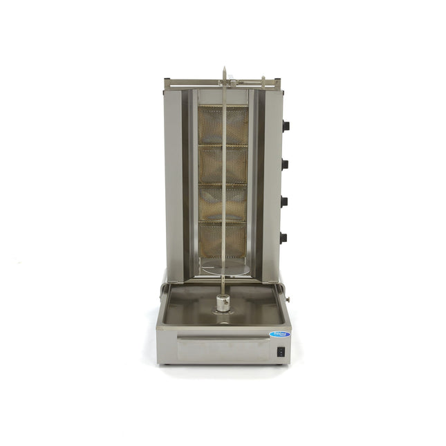 Kebab Grill - 4 brændere - 70 kg kød - gas