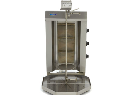 Kebab Grill - 3 brændere - 30 kg kød - gas