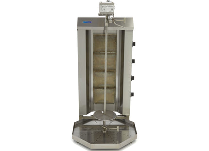 Kebab Grill - 4 brændere - 50 kg kød - gas