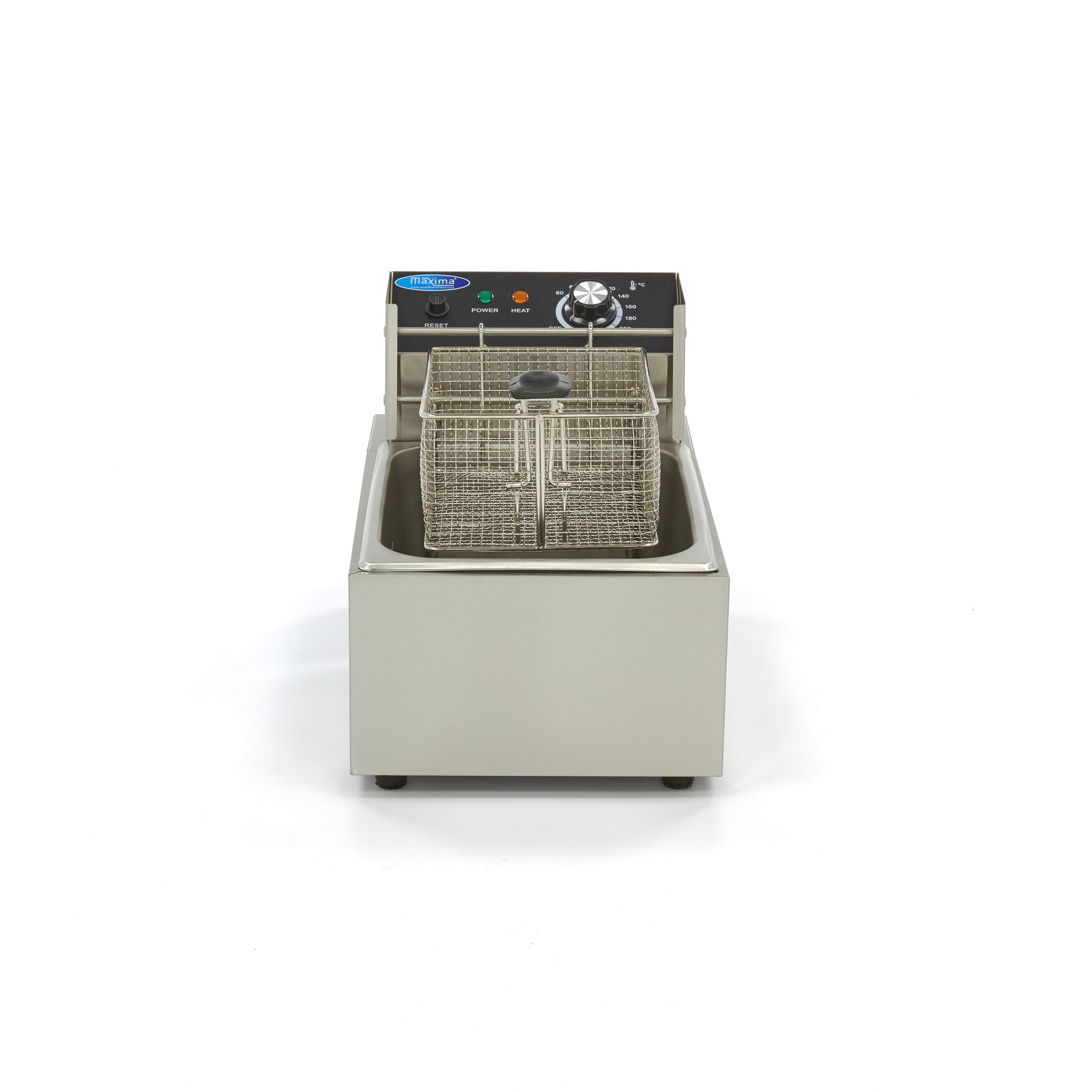 Friturekoger - 6L - 1 kurv - op til 1,2 kg pomfritter