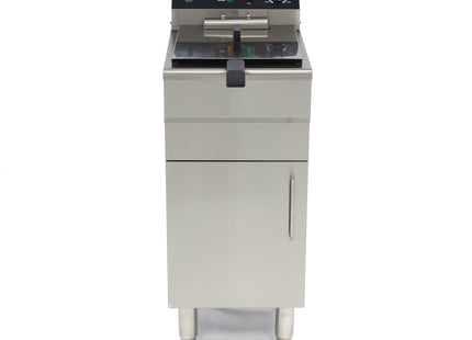 Friture - 16L - 1 kurv - med afløbshane og stativ - 400V