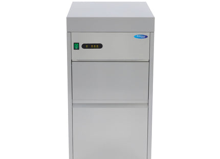 Ismaskine - 50 kg/dag - Knust/flageret - Vandkølet