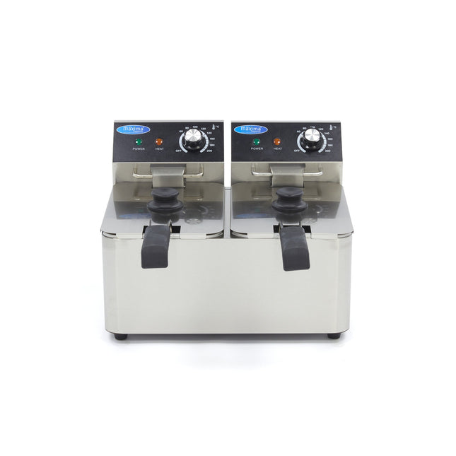 Friture - 2 x 4L - 2 kurve - op til 1,5 kg pommes frites