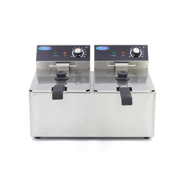 Friture - 2 x 8L - 2 kurve - op til 2,8 kg pommes frites