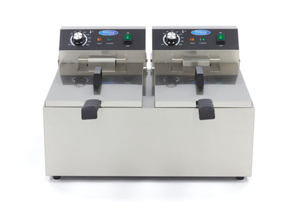 Friture - 2 x 11L - 2 kurve - op til 2,8 kg pommes frites