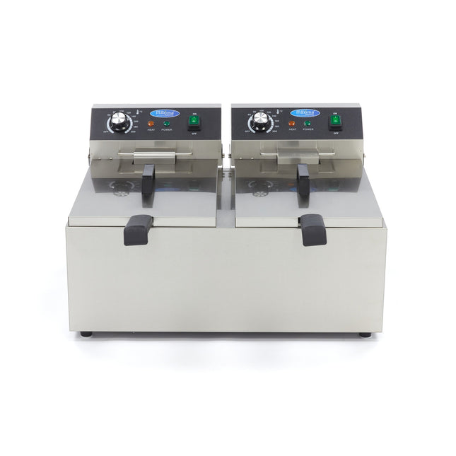 Friture - 2 x 11L - 2 kurve - op til 2,8 kg pommes frites