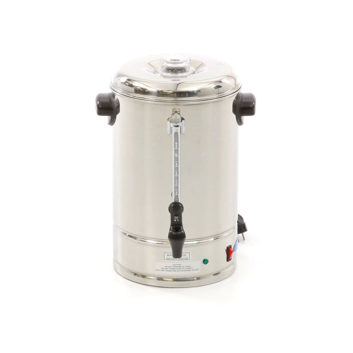 Coffee Percolator - 10L - 80 Cups - Removable Coffee Filter