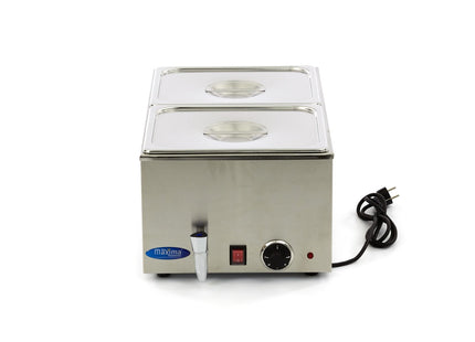 Bain Marie - med Tap - inkl 2 x 1/2 GN Sæt - El