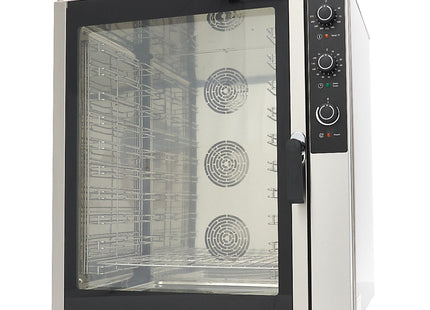 Kombidampovn - Passer til 10 bakker (1/1 GN / 60 x 40 cm) - Analog - 400V