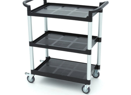 Serveringsvogn – 3 plasthylder – 86,5 x 42,5 cm