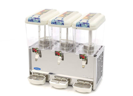 Drikkevaredispenser – 3 x 18 L – Elektrisk – inkl. røremekanisme
