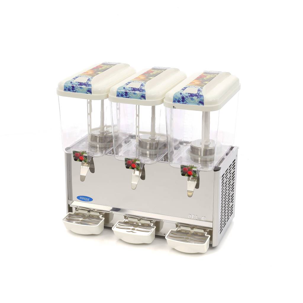 Drinks Dispenser - 3 x 18L - Electric - incl Stirring Mechanism