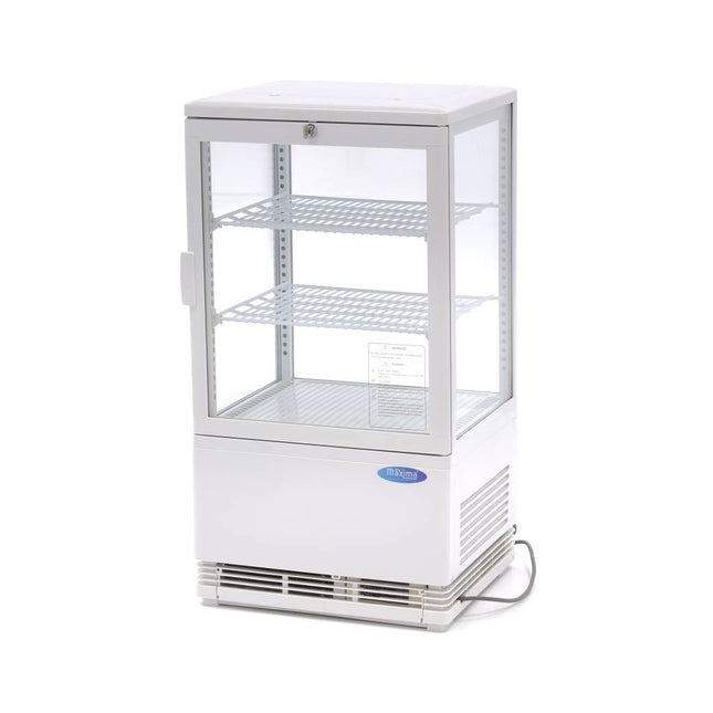 Displaykøleskab - 58 liter - 43 cm - Hvid