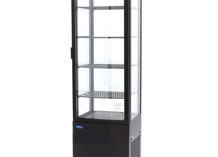 Displaykøleskab - 235 liter - 52 cm - Sort