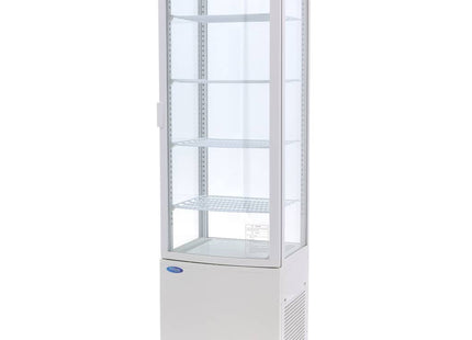 Displaykøleskab - 235 liter - 52 cm - Hvid