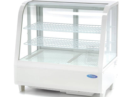 Displaykøleskab - 100 liter - 68 cm - Hvid