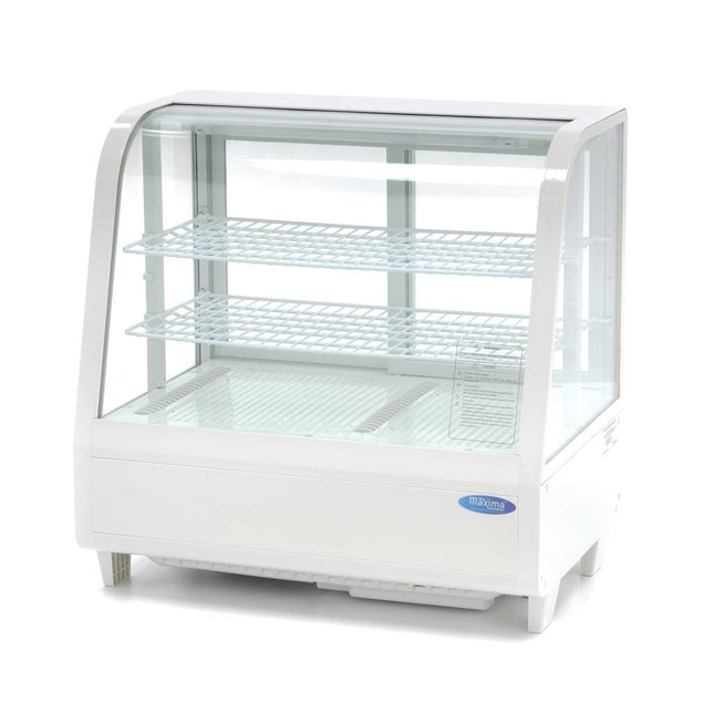 Displaykøleskab - 100 liter - 68 cm - Hvid