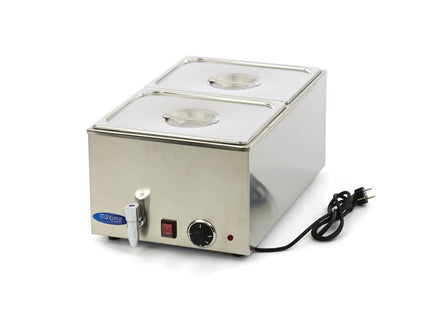 Bain Marie - med Tap - inkl 2 x 1/2 GN Sæt - El
