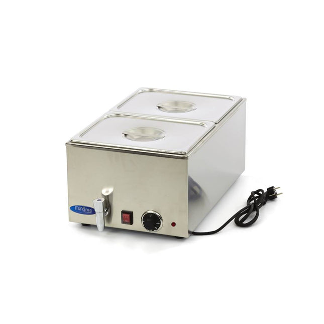 Bain Marie - med Tap - inkl 2 x 1/2 GN Sæt - El