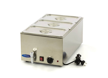 Bain Marie - med Tap - inkl 3 x 1/3 GN Sæt - El