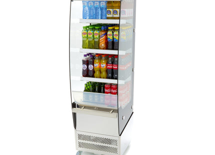 Displaykøleskab - 220 liter - 50 x 50 cm - Åben