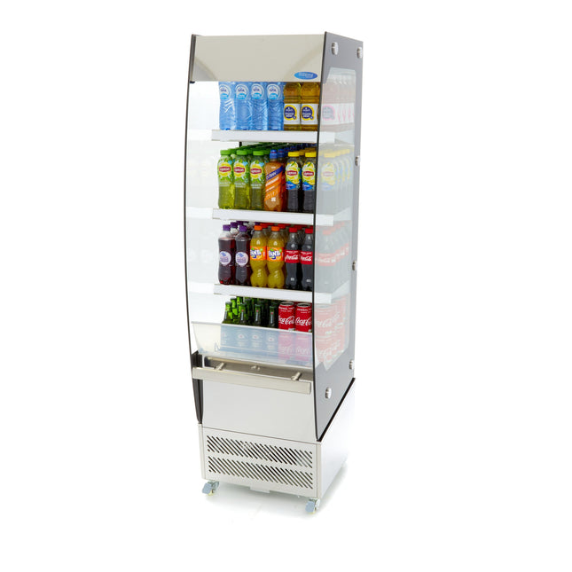 Displaykøleskab - 220 liter - 50 x 50 cm - Åben