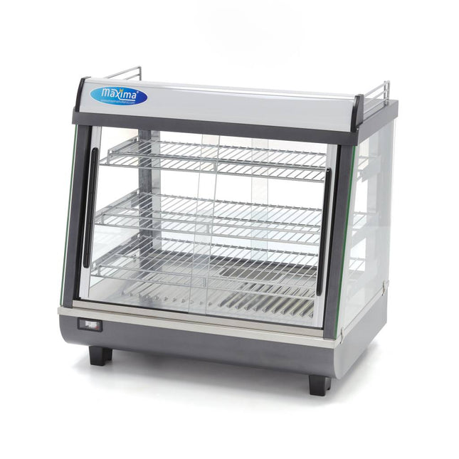 Opvarmet maddisplay - 96L - 67,5 cm - 3 hylder