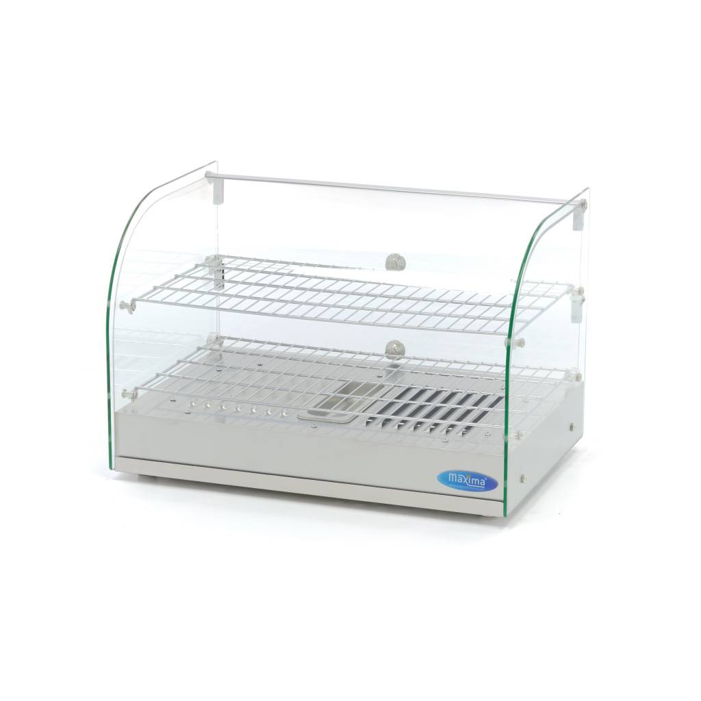 Opvarmet Madudstilling - 45L - 55cm - 2 Hylder