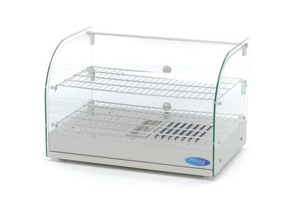Opvarmet maddisplay - 45L - 55cm - 2 hylder