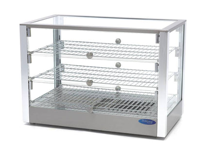Opvarmet maddisplay - 115L - 70cm - 3 hylder