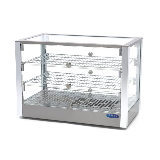 Opvarmet maddisplay - 115L - 70cm - 3 hylder