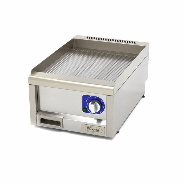 Stegeplade af kommerciel kvalitet - rillet - Enkelt enhed - 60 cm dyb - Elektrisk