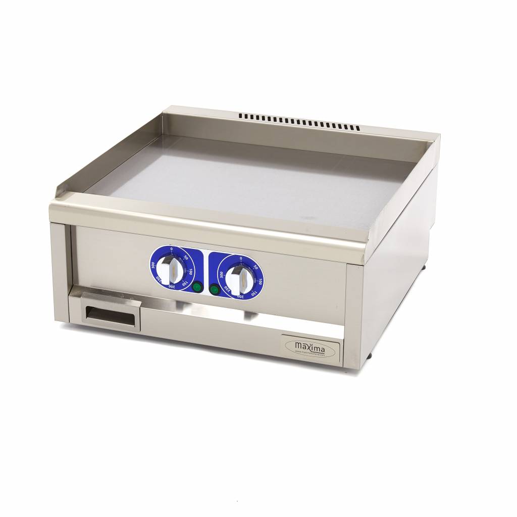 Professionel Stegeplade - Glat - Dobbelt Enhed - 60cm Dyb - Elektrisk - 400V