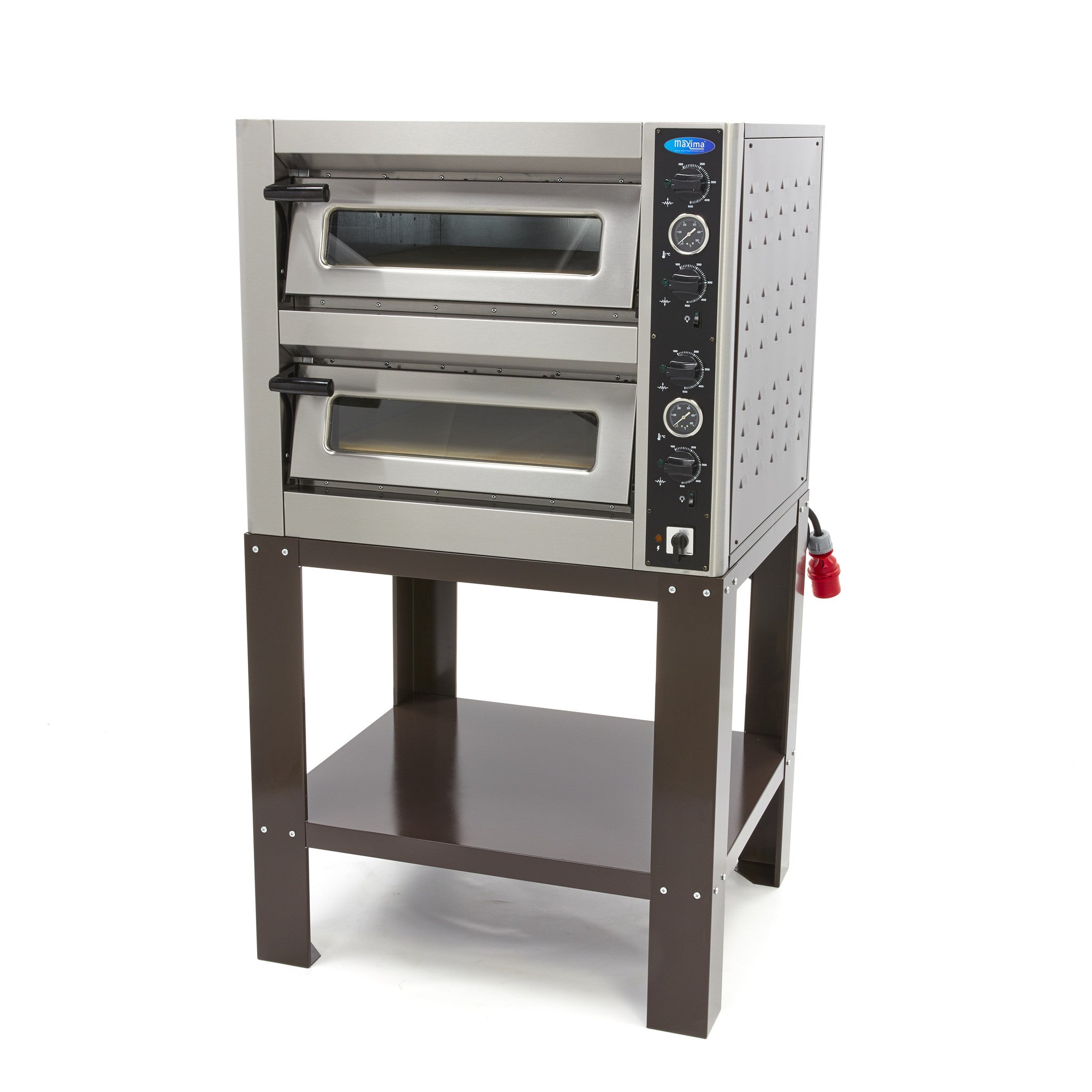 Ramme Deluxe Pizzaovn 4 + 4 x 25 cm Dobbelt