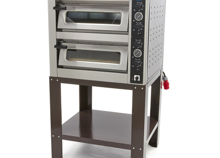 Ramme Deluxe Pizzaovn 4 + 4 x 30 cm Dobbelt