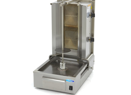 Kebab Grill - 2 brændere - 20 kg kød - gas