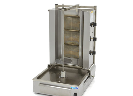 Kebab Grill - 3 brændere - 40 kg kød - gas