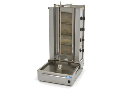 Kebab Grill - 4 brændere - 70 kg kød - gas