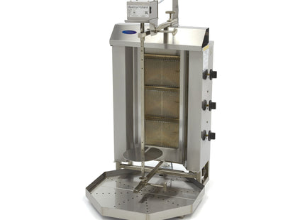 Kebab Grill - 3 brændere - 30 kg kød - gas